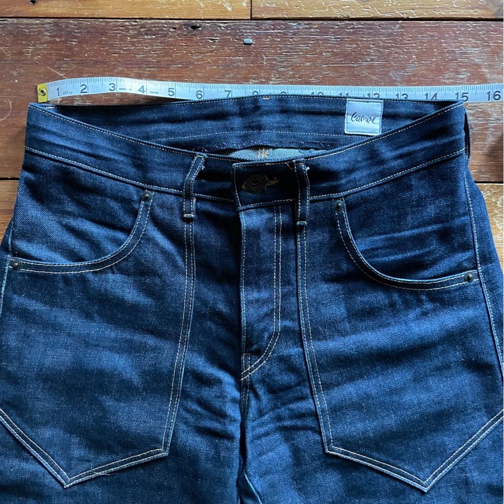 Gamine Workwear Slim Slouch Selvedge Denim Dungarees